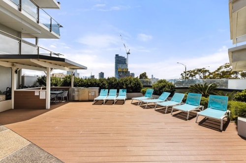 Ocean view modern 2 bedroom in St Kilda w/Parking 13 Serain Residences