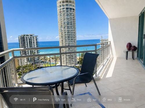 Partial Ocean View 2BR Apartment w/Parking @Crown 0 Serain Residences