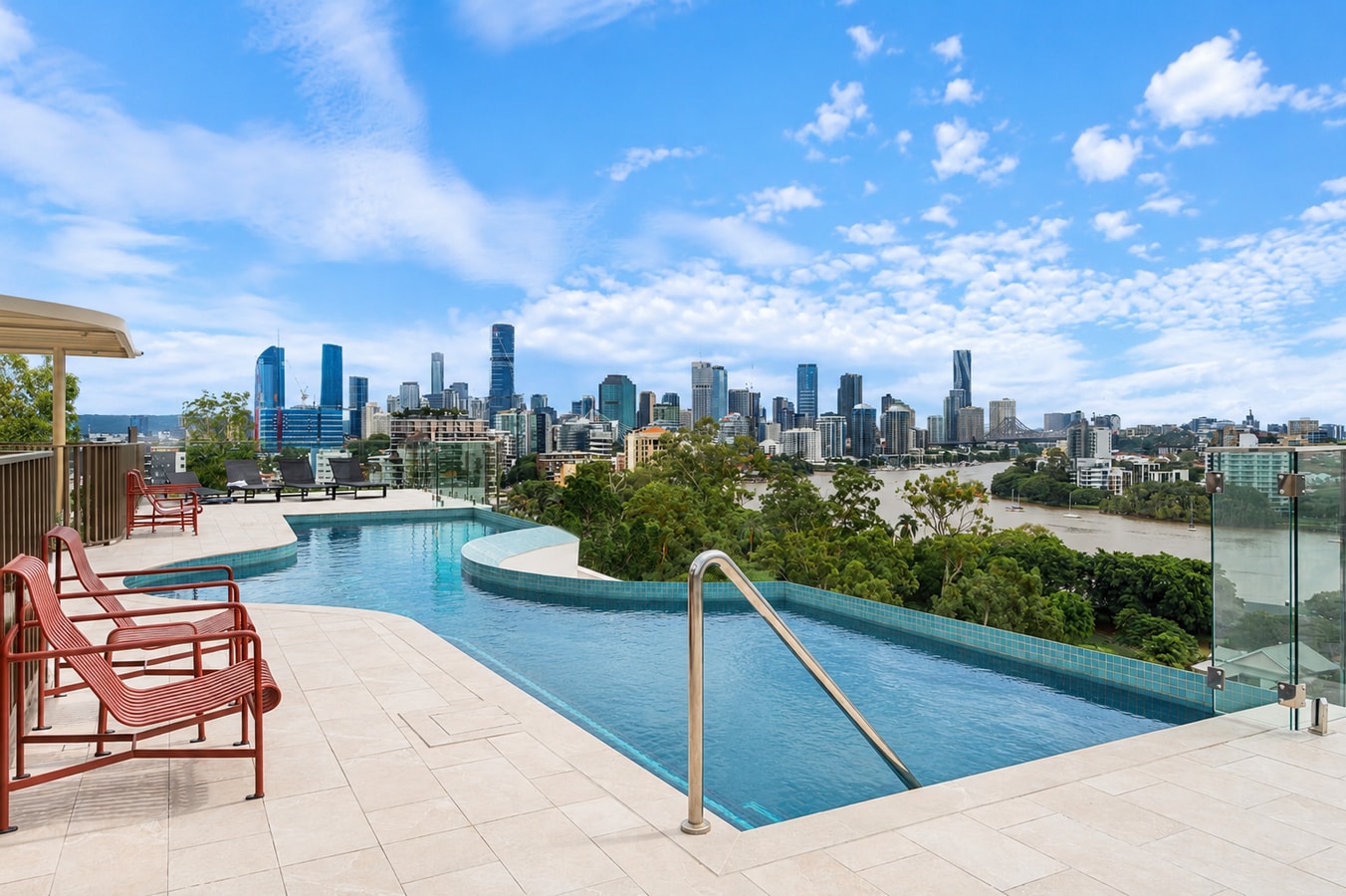 Riverside Modern 2BR East Brisbane w/Parking 17 Serain Residences