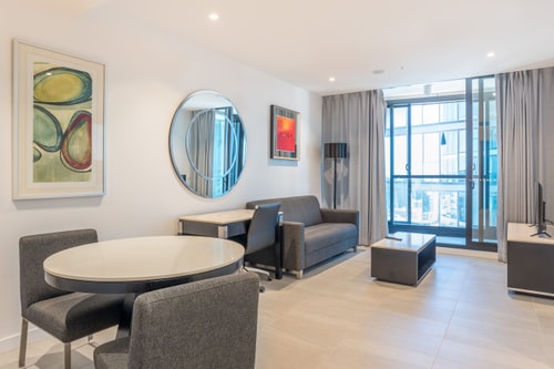 Bright and Sunny 1BR Apartment + Rooftop Pool 1 Serain Residences