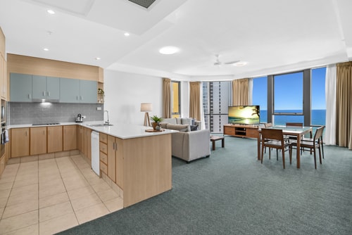 Two Bedroom Partial Ocean View Apt with Parking 4 Serain Residences