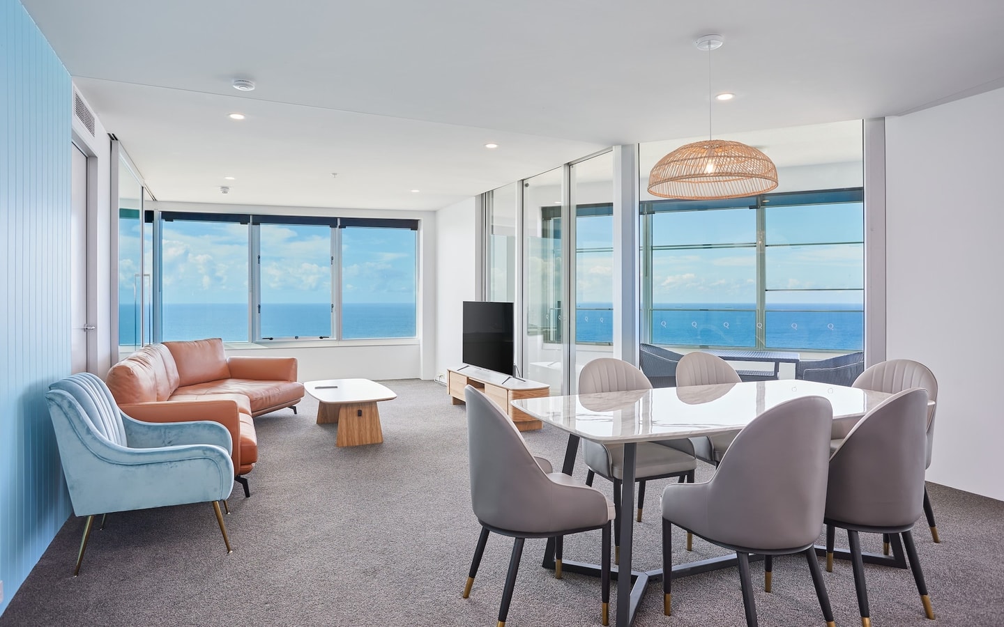 47th Floor Ocean view 3-bedroom with Parking Serain Residences