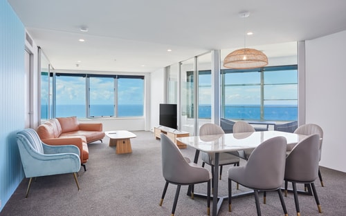 47th Floor Ocean view 3-bedroom with Parking 0 Serain Residences