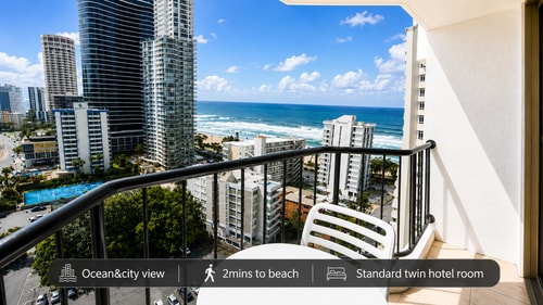 Comfortable 2-Bed Stay | Minutes to Beach and Tram 0 Serain Residences