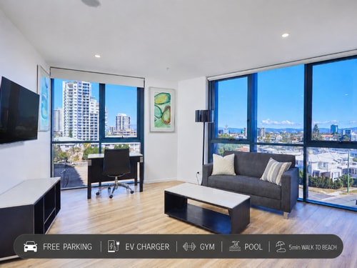 Comfy 1 bedroom Apartment In Centre Surfers 0 Serain Residences