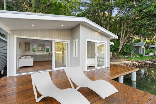 Waterfront Boathouse Stay with Open Deck & Views 0 Serain Residences