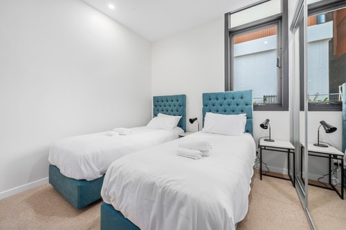 Charming 2BR Apartment | Walk to Tram | Parking 5 Serain Residences