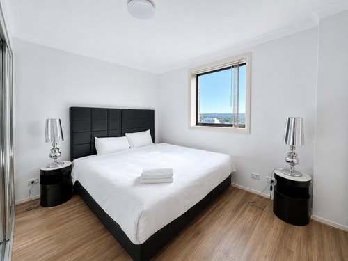 7 Min to Train: Central Parramatta 2BR + Parking 2 Serain Residences