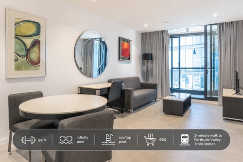 Bright and Sunny 1Bedroom Apartment + Rooftop Pool 0 Serain Residences