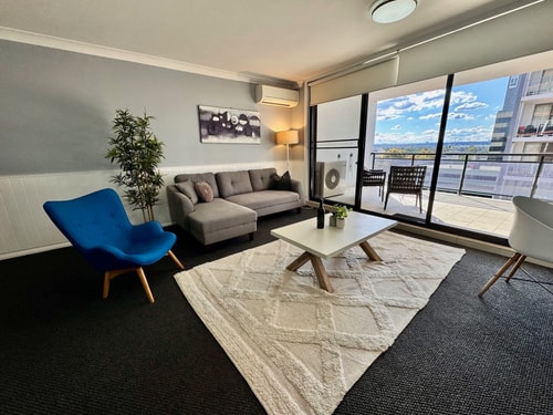 Modern 2Bdr Apt 7mins to Paramatta Train Station 0 Serain Residences