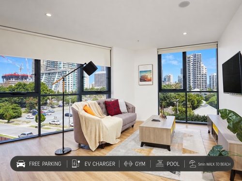 Modern 1-Bedroom Apartment in Central Gold Coast 0 Serain Residences