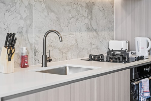 Spacious 1BR Apartment | Walk to Tram | Parking 22 Serain Residences