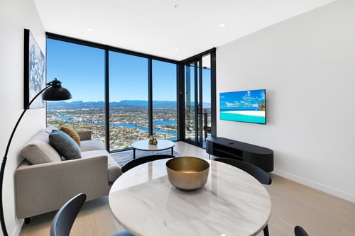 Stunning Water View 1BR  | Steps to Casino & Tram 11 Serain Residences