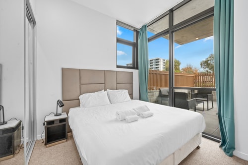 Fresh 2BR Stay | Parking | 7min Walk to Tram 1 Serain Residences
