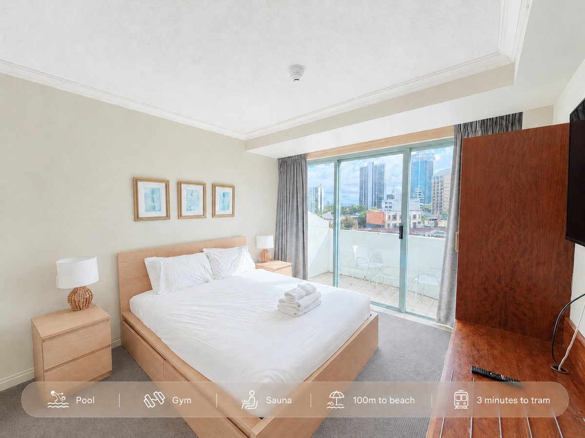 Queen Studio | Beach & Tram at Doorstep @ Legend Serain Residences