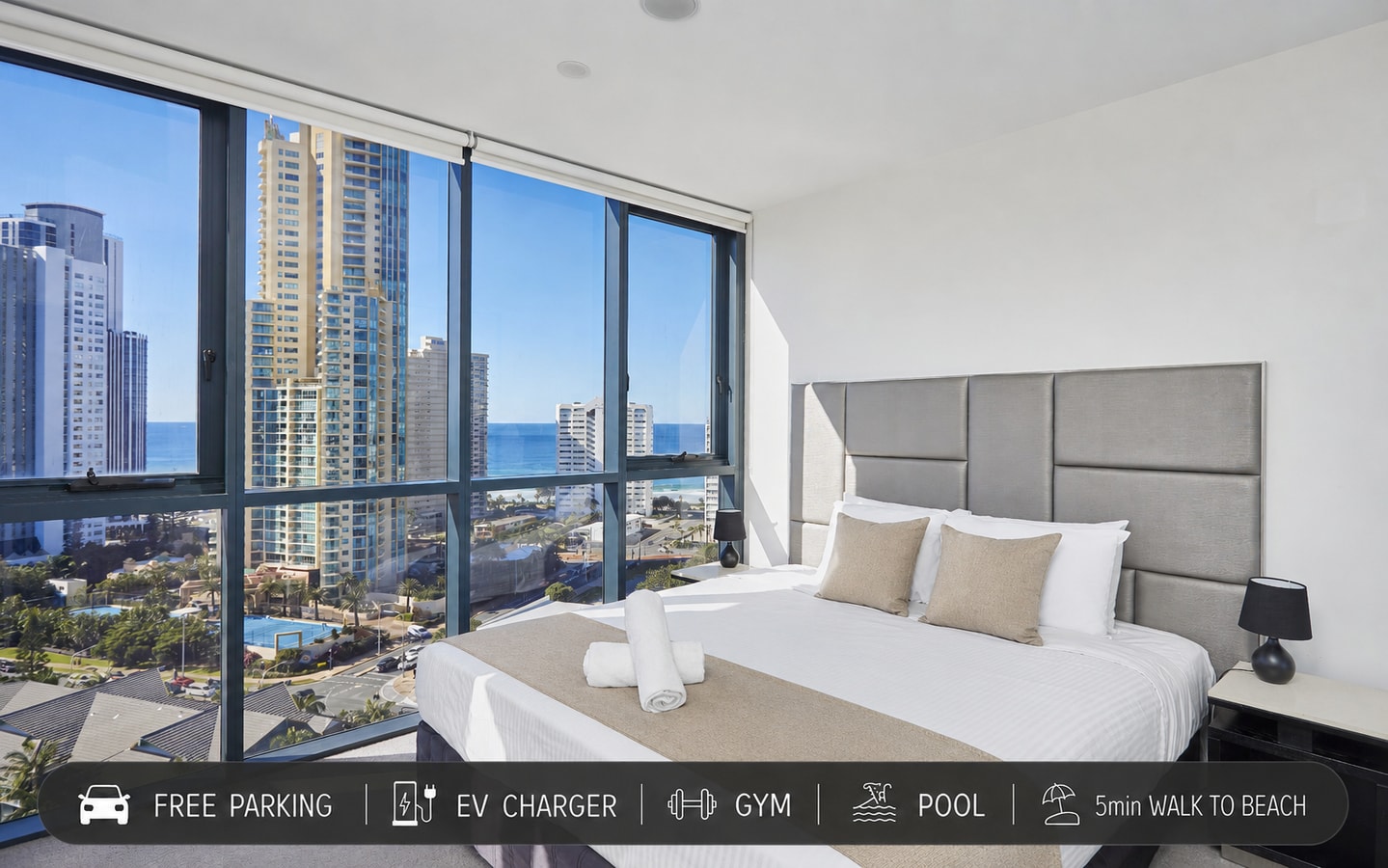 2 Bedroom with beautiful view Apartment In Surfers Serain Residences