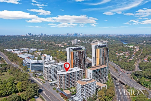 Modern 2-Bedroom Apartment next North Ryde Metro 27 Serain Residences