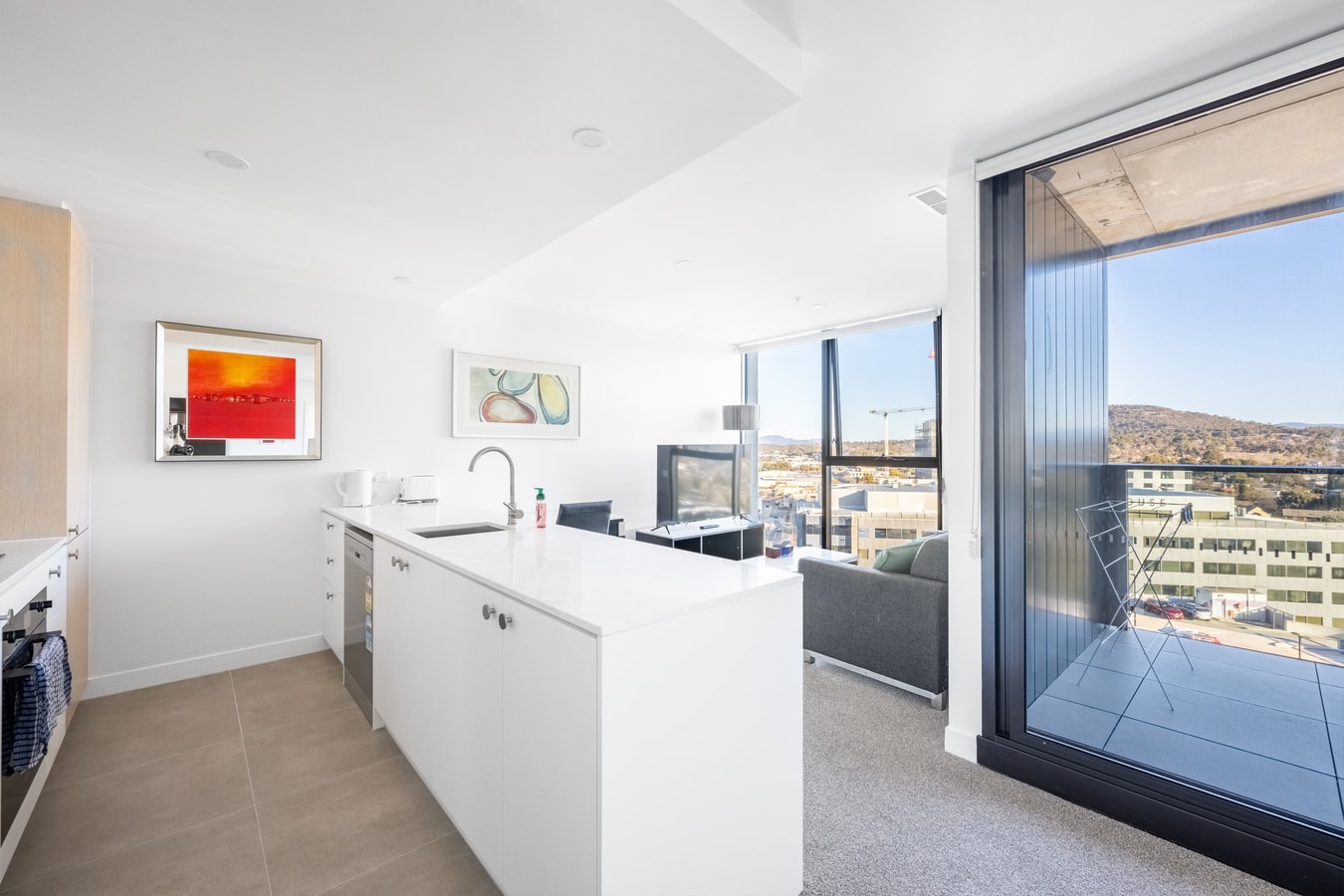 Modern 1-Bedroom Apartment | Phillip Canberra 4 Serain Residences