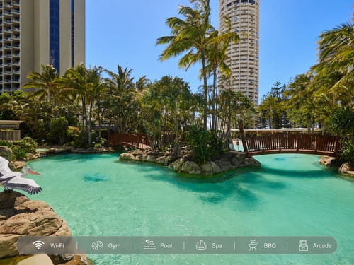 Crown Towers Stunning 1Bedroom Apt 3-min to Beach 0 Serain Residences
