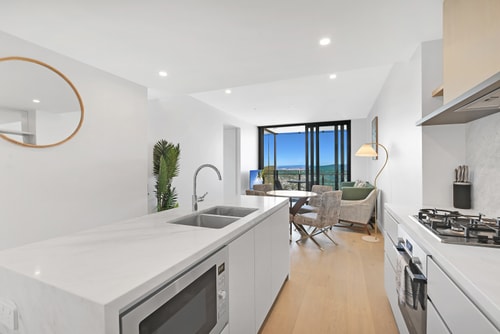 High Rise Ocean View 2BR with Parking By Casino 12 Serain Residences