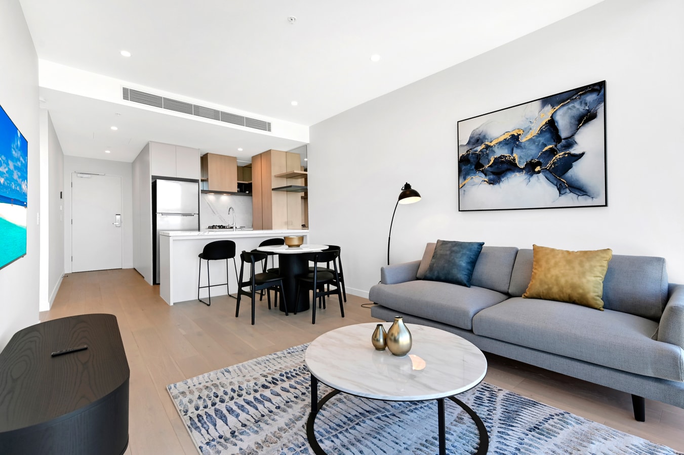 Stunning Water View 1BR  | Steps to Casino & Tram 3 Serain Residences