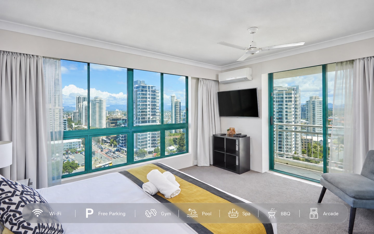 Cozy 3Bedroom Apt 5-min to heart Surfers Paradise Serain Residences