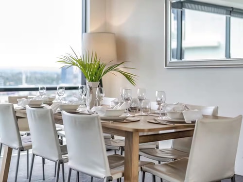 Modern 2BR Oasis with Pools, Gym & Secure Parking 12 Serain Residences