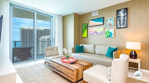 Komffy Panoramic Oceanview 2BED/2BATH on 38 Floor