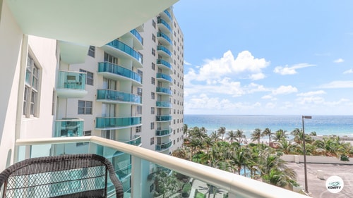 Komffy Apt w/2 Queen Beds & Ocean View at Tides 26 Komffy