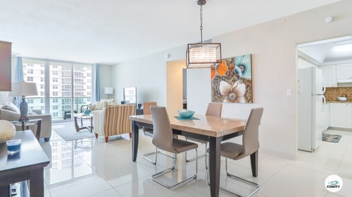 Komffy Apt w/2 Queen Beds & Ocean View at Tides 2 Komffy