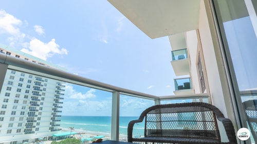 Komffy Apt w/2 Queen Beds & Ocean View at Tides 4 Komffy