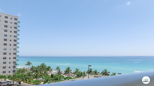 Komffy Apt w/2 Queen Beds & Ocean View at Tides 0 Komffy