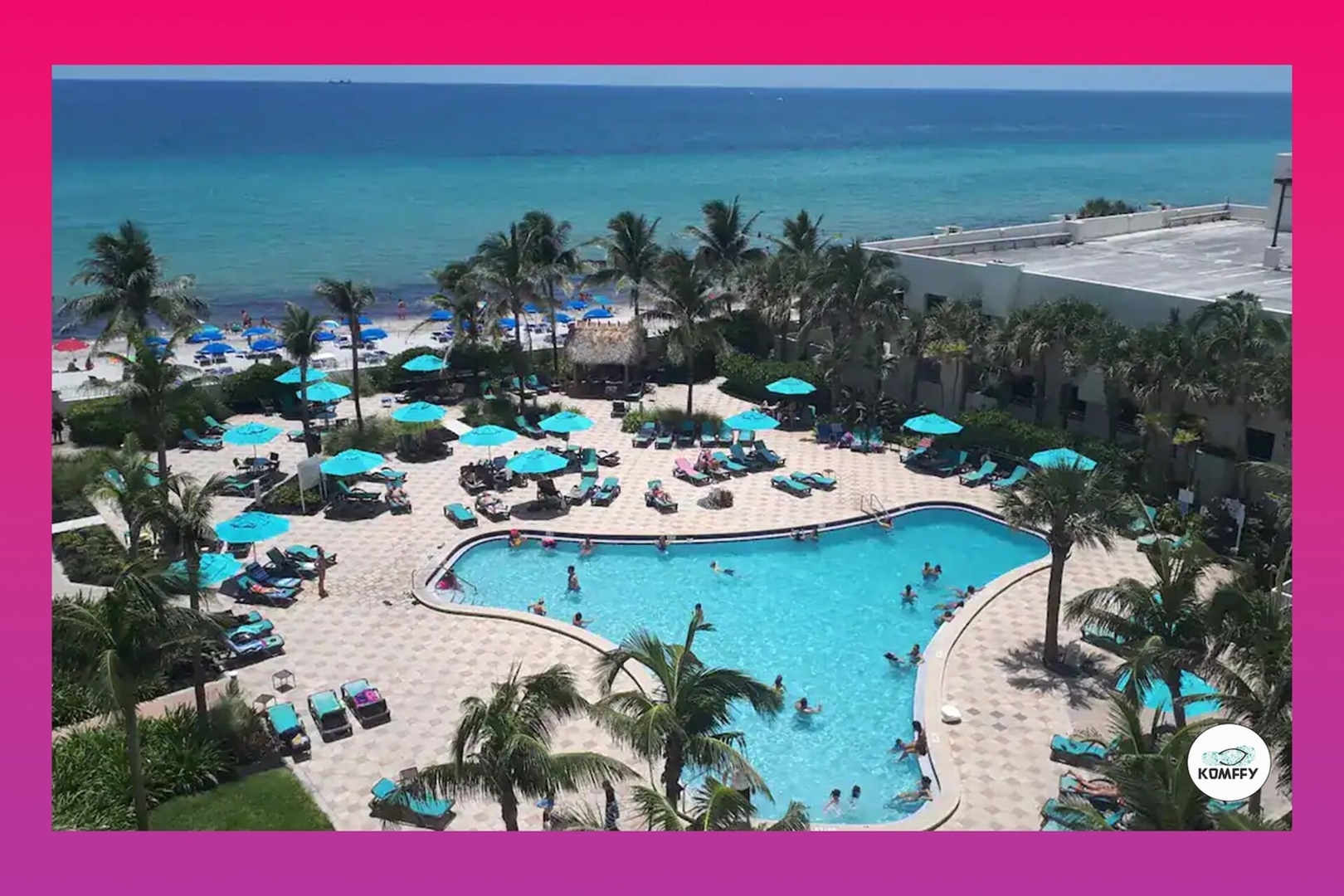 Komffy Penthouse w/ King Bed & Ocean View at Tides Komffy