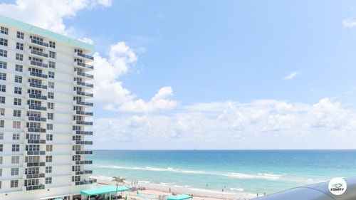 Komffy Apt w/2 Queen Beds & Ocean View at Tides 5 Komffy