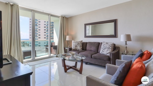 Komffy Apt w/2 Queen Beds & Ocean View at Tides 0 Komffy