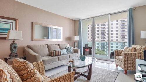 Komffy Apt w/2 Queen Beds & Ocean View at Tides 9 Komffy