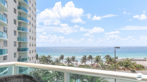 Komffy Apt w/2 Queen Beds & Ocean View at Tides 5 Komffy