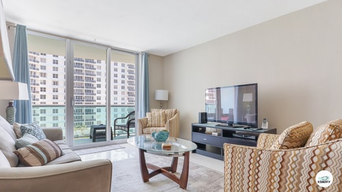 Komffy Apt w/2 Queen Beds & Ocean View at Tides 8 Komffy