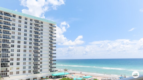 Komffy Apt w/2 Queen Beds & Ocean View at Tides 11 Komffy