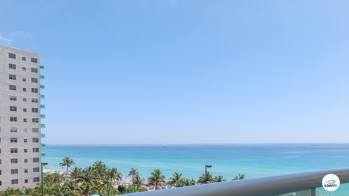 Komffy Apt w/2 Queen Beds & Ocean View at Tides 8 Komffy