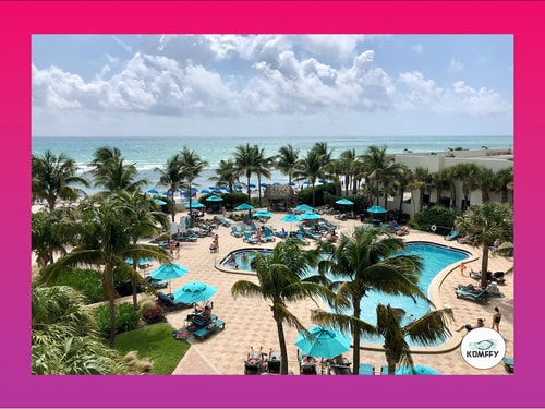 Komffy Condo w/2 Queen beds & Ocean View | Tides 21 Komffy