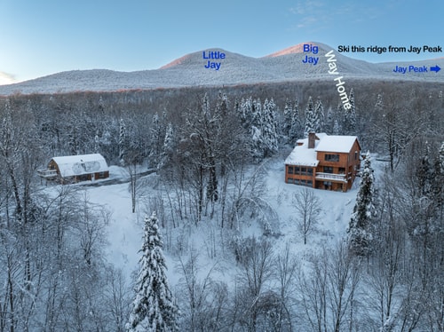 Jay Peak 3 miles - ski home via Big Jay!