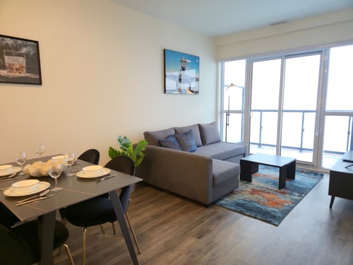Modern Comfort | 1+Den Condo w/ Parking Spot