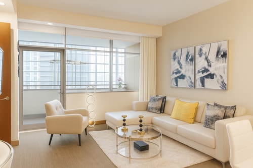 The Marina 1 BR Suite | Balcony | City View