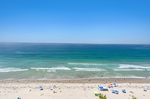 Oceanfront high rise condominium