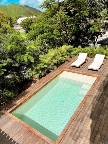 2 chambres avec piscine privée | Villa 2 Aura Anse-Marcel