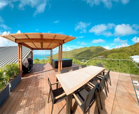 2 chambres vue océan et jacuzzi | Villa 8 Aura Anse-Marcel