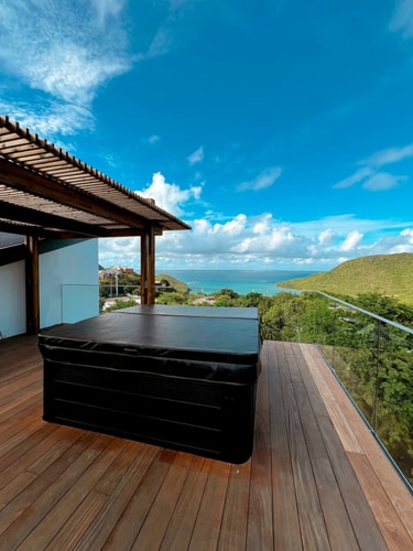 2 rooms ocean view and jacuzzi | Villa 9 Aura Anse-Marcel
