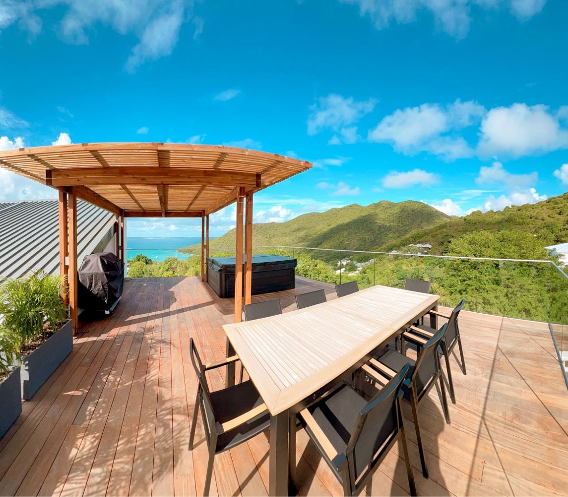 2 rooms ocean view and jacuzzi | Villa 9 4 Aura Anse-Marcel