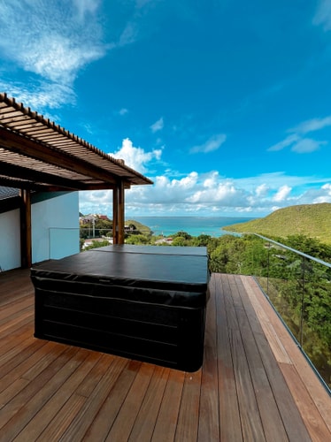 2 rooms ocean view and jacuzzi | Villa 9 Aura Anse-Marcel